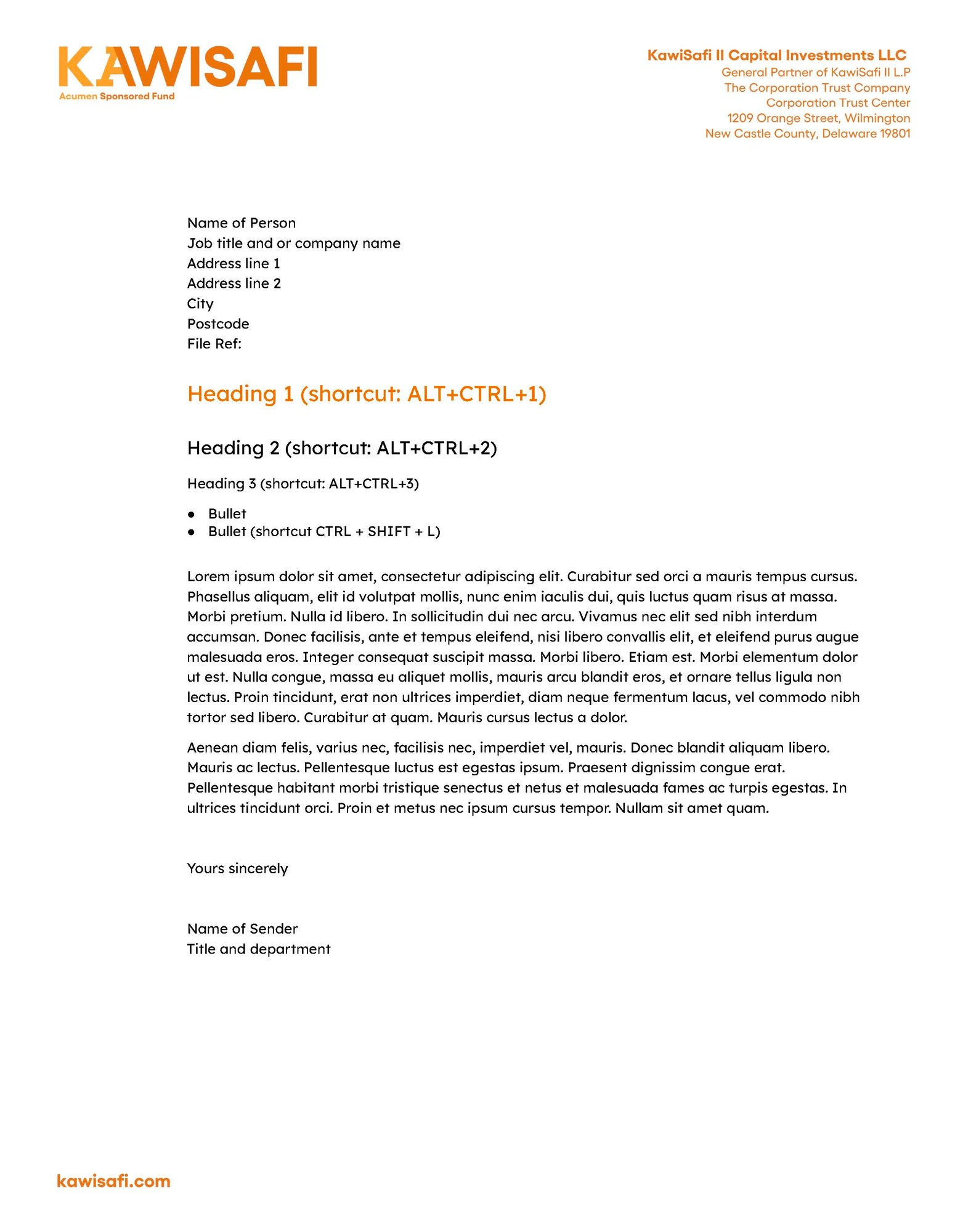 KawiSafi II Capital Investments LLC